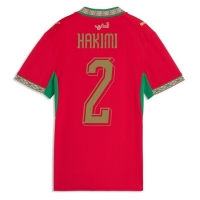 Camiseta Marruecos Achraf Hakimi #2 Primera Equipación Replica Mundial 2026 para mujer mangas cortas